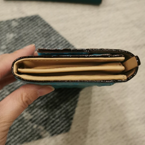 New Kate Spade Wellesly Ostrich Cyndy Long Wallet - Picture 10 of 11